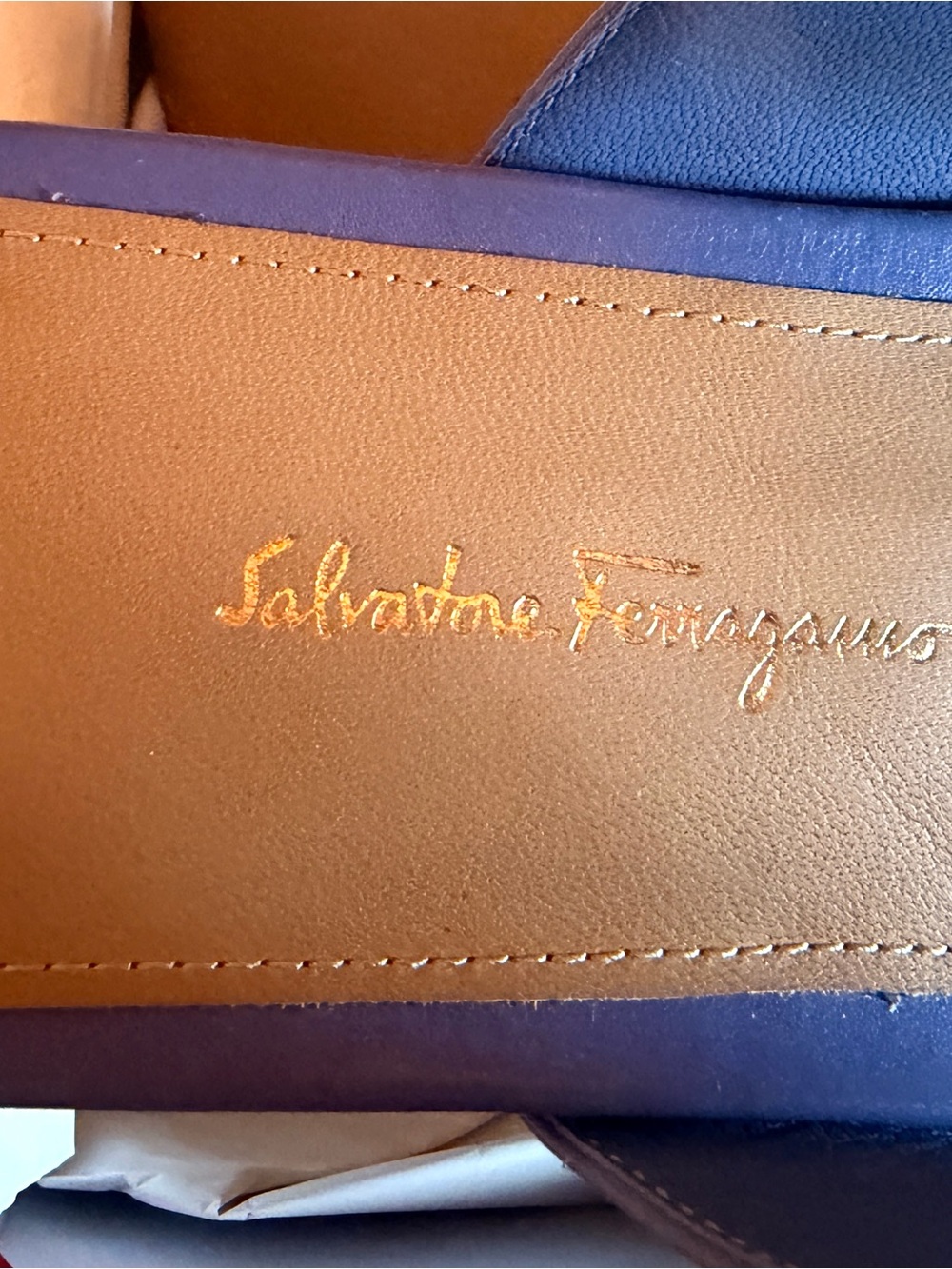 Salvatore Ferragamo Lavender Vara Bow Thong Slide Sandals - Picture 6 of 8